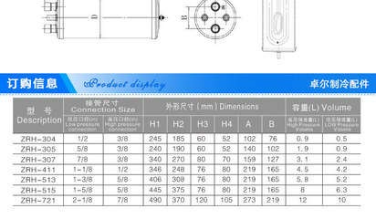 【供应卓尔制冷配件ZRR 系列热交换气液分离器】价格,厂家,图片,其他制冷设备,新昌县卓尔制冷-