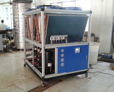 川本机械销售20HP(20匹)风冷式水循环制冷机型号CBE-56ALC介绍